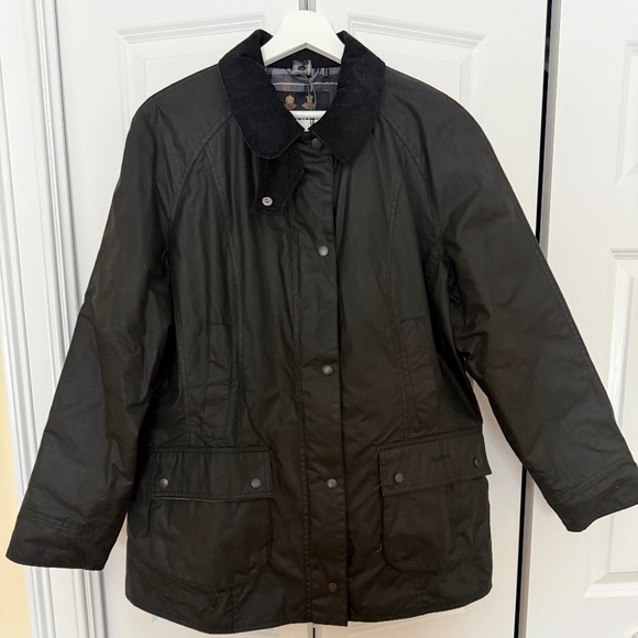 Barbour Jackets & Blazers - NWT Barbour Beadnell Waxed Jacket Black US Size 14